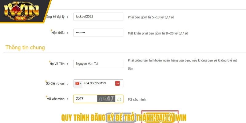 Quy trình đăng ký để trở thành đại lý iWin